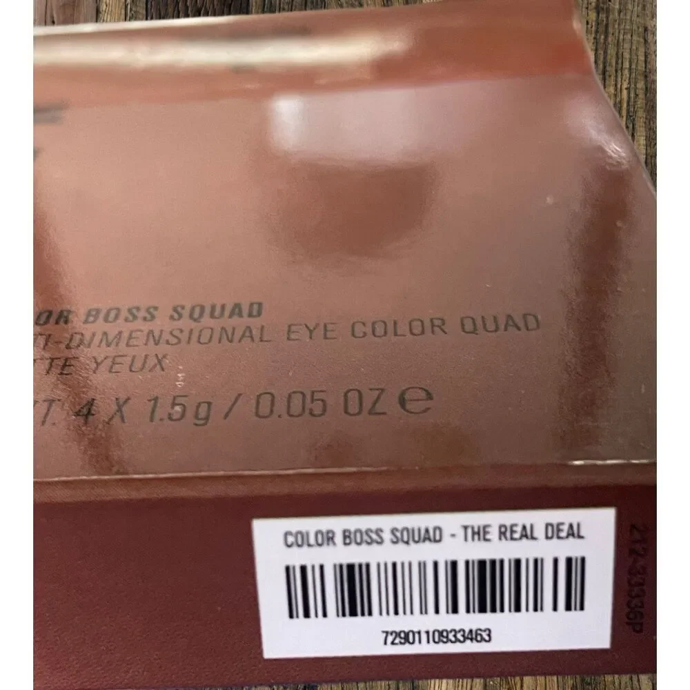 IL MAKIAGE Color Boss Squad Eyeshadow Quad The Real Deal 990 New